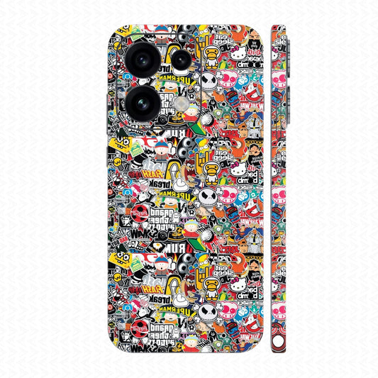 Dán Skin Oppo Reno16 Series Vân Nổi Sticker | UVPT22