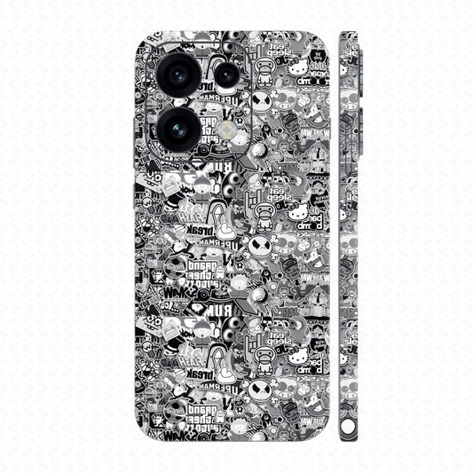 Dán Skin Oppo Reno16 Series Vân Nổi Sticker | UVPT22