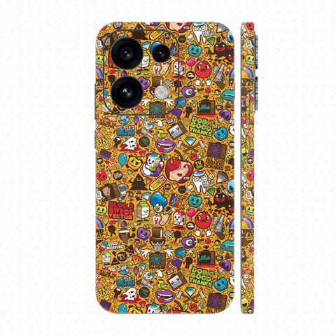 Dán Skin Oppo Reno16 Series Vân Nổi Sticker | UVPT22