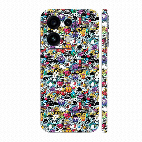 Dán Skin Oppo Reno16 Series Vân Nổi Sticker | UVPT22