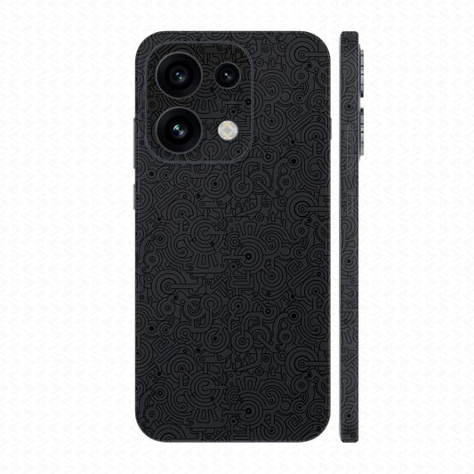 Dán Skin Oppo Reno16 Series Vân Nổi Pattern Machine | UVPT25