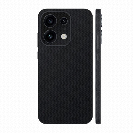 Dán Skin Oppo Reno16 Series Vân Nổi Pattern Black | UVPT28