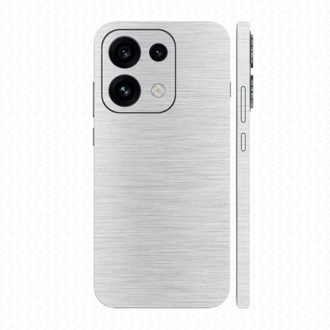 Dán Skin Oppo Reno16 Series Vân Xước Titan Bạc | SKM-TT02