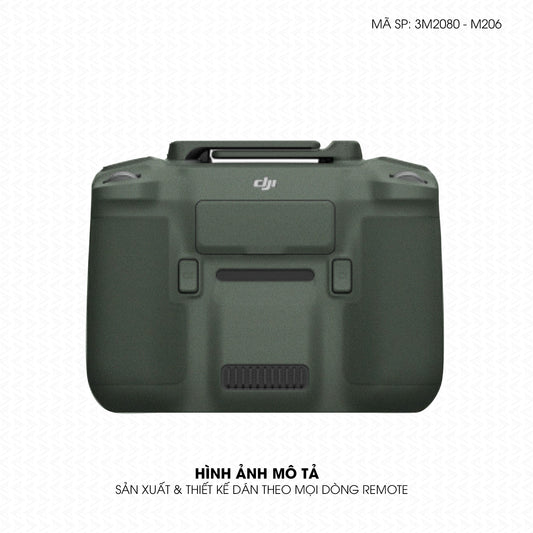Dán Skin 3M Đổi Màu Remote (Điều Khiển) Xanh Quân Đội | 3M2080-M206