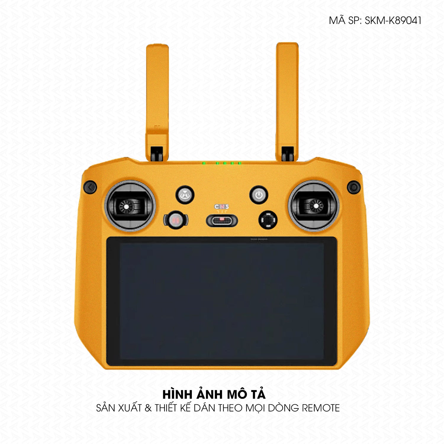 Dán Skin Remote (Điều Khiển) Đổi Màu Cam | SKM-k89041
