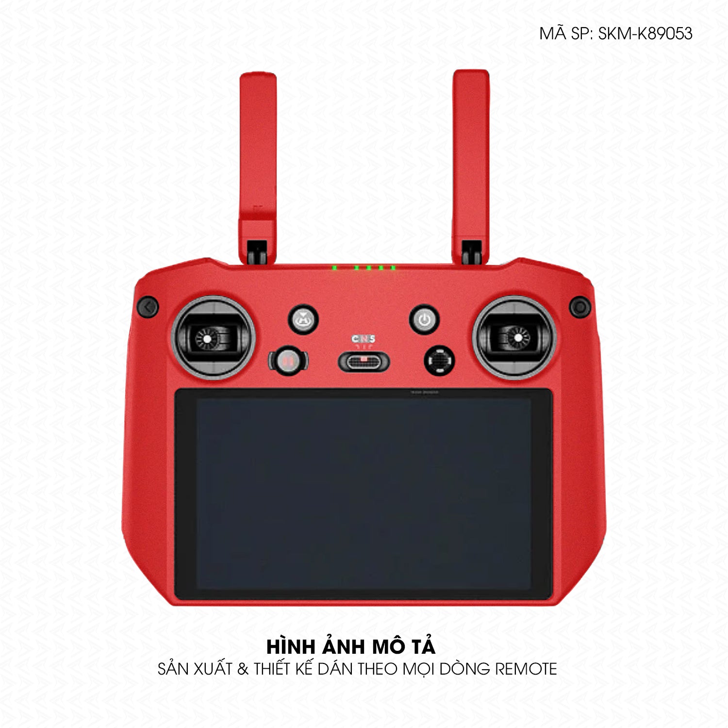 Dán Skin Remote (Điều Khiển) Đổi Màu Đỏ Lì | SKM-k89053