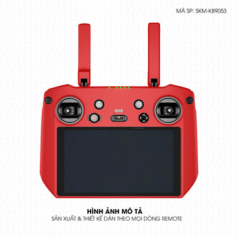 Dán Skin Remote (Điều Khiển) Đổi Màu Đỏ Lì | SKM-k89053