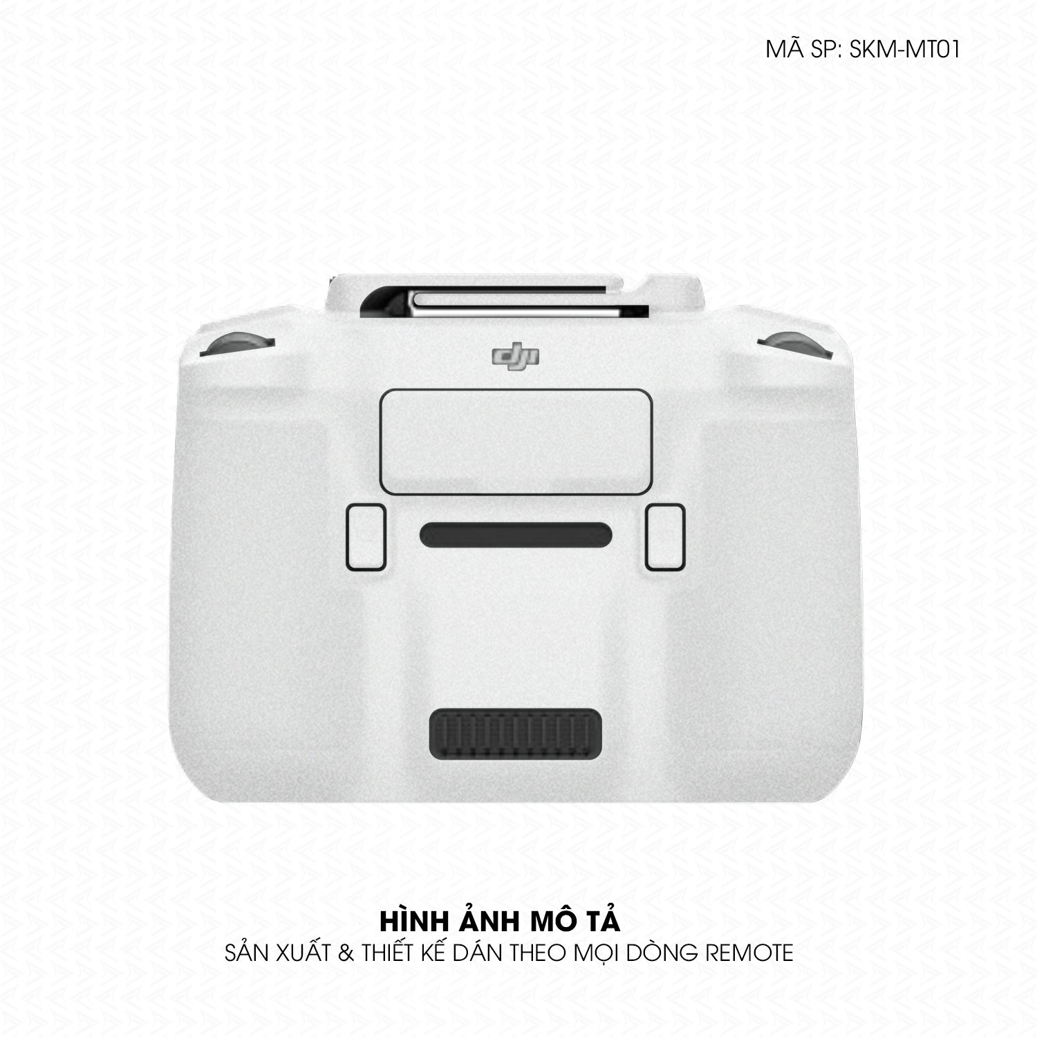 Dán Skin Remote (Điều Khiển) Đổi Màu Trắng | SKM-MT01