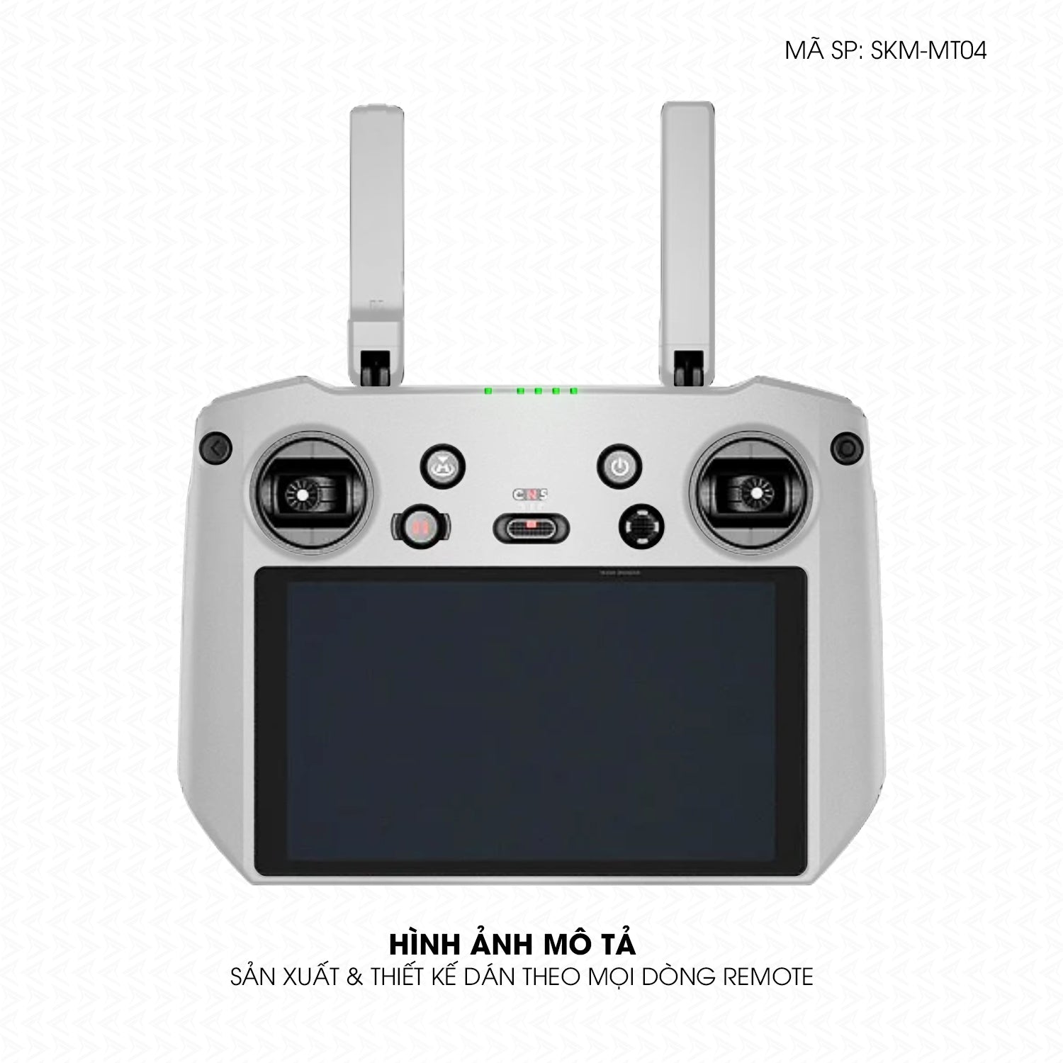 Dán Skin Remote (Điều Khiển) Đổi Màu Bạc | SKM-MT04