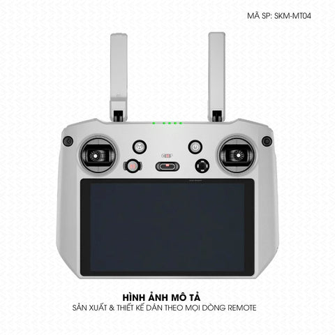 Dán Skin Remote (Điều Khiển) Đổi Màu Bạc | SKM-MT04
