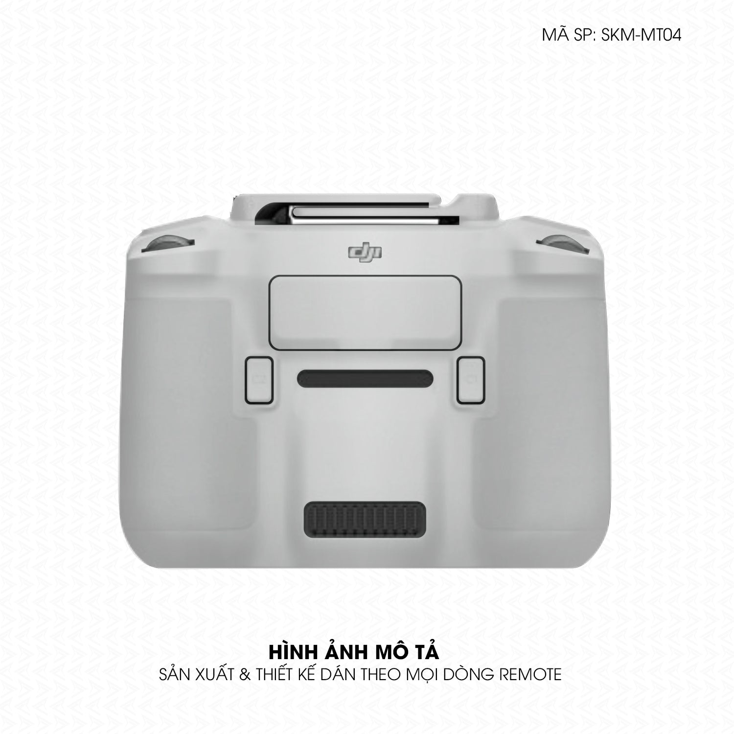 Dán Skin Remote (Điều Khiển) Đổi Màu Bạc | SKM-MT04