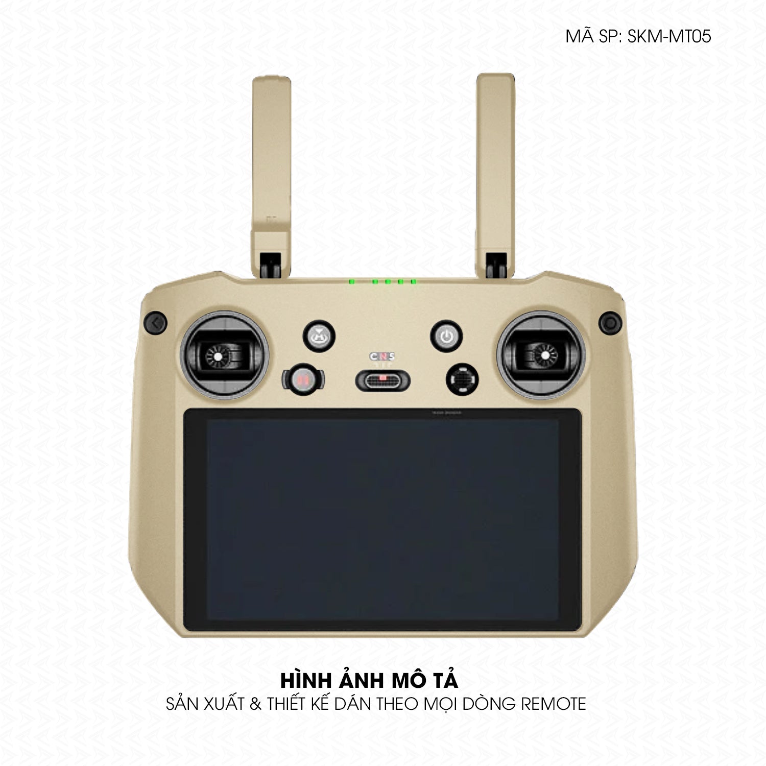Dán Skin Remote (Điều Khiển) Đổi Màu Vàng Sampanh | SKM-MT05