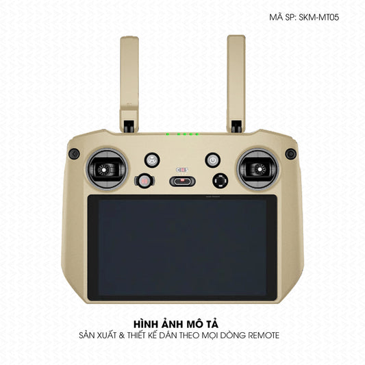 Dán Skin Remote (Điều Khiển) Đổi Màu Vàng Sampanh | SKM-MT05