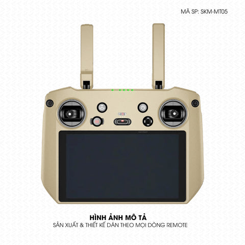 Dán Skin Remote (Điều Khiển) Đổi Màu Vàng Sampanh | SKM-MT05