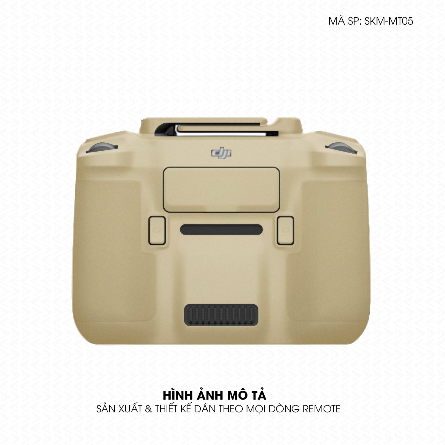 Dán Skin Remote (Điều Khiển) Đổi Màu Vàng Sampanh | SKM-MT05