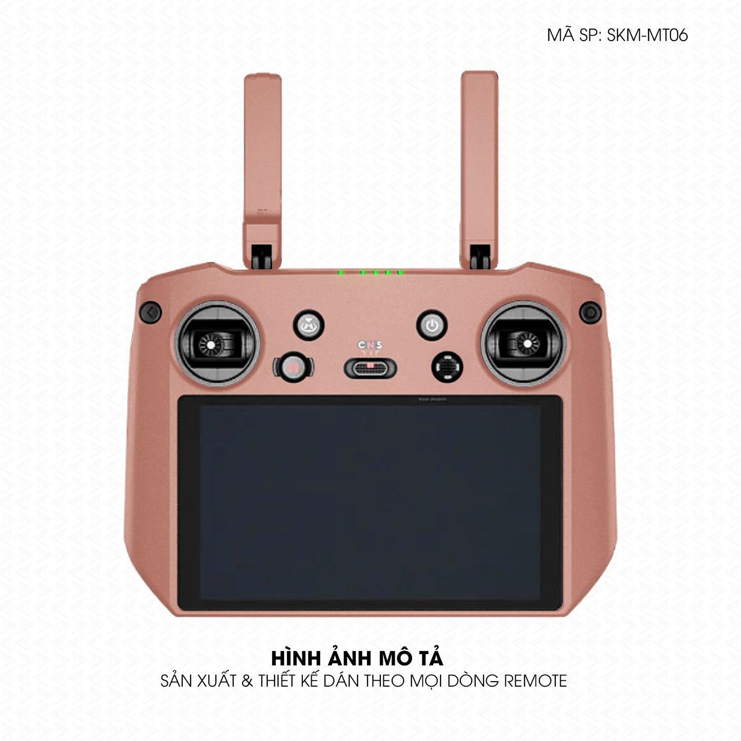 Dán Skin Remote (Điều Khiển) Đổi Màu Vàng Hồng | SKM-MT06