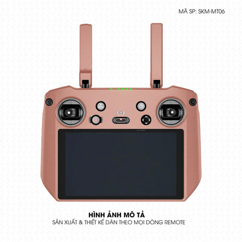 Dán Skin Remote (Điều Khiển) Đổi Màu Vàng Hồng | SKM-MT06