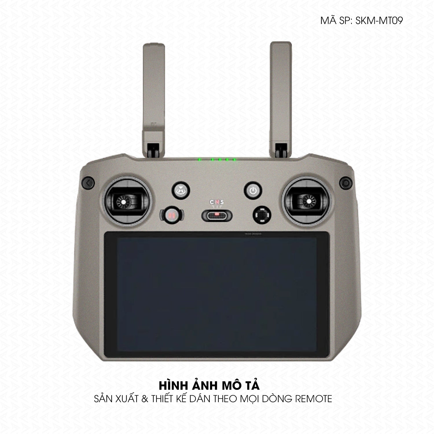 Dán Skin Remote (Điều Khiển) Đổi Màu Titanium | SKM-MT09