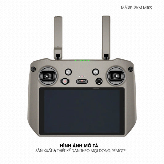 Dán Skin Remote (Điều Khiển) Đổi Màu Titanium | SKM-MT09