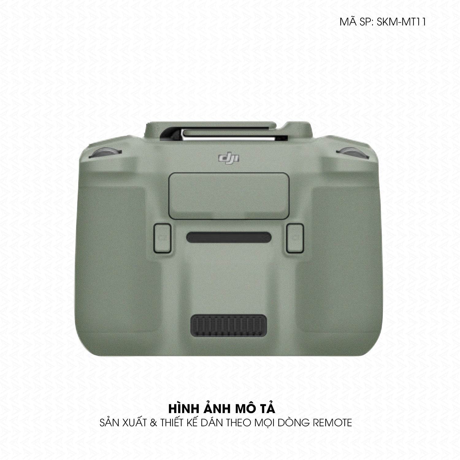 Dán Skin Remote (Điều Khiển) Đổi Màu Xanh Rêu Xám | SKM-MT11