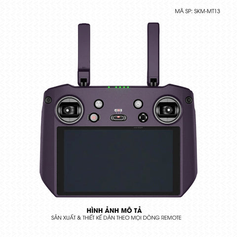Dán Skin Remote (Điều Khiển) Đổi Màu Tím Metallic | SKM-MT13