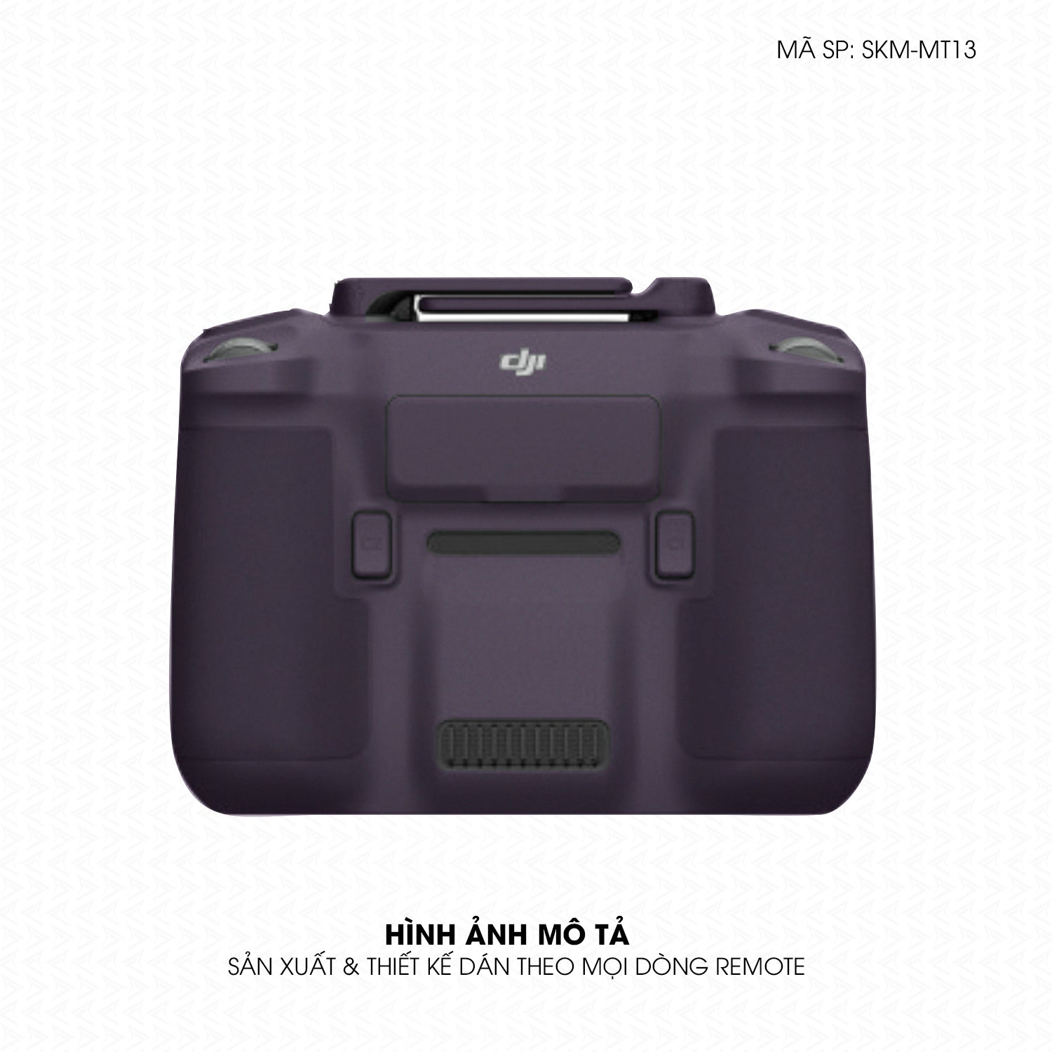 Dán Skin Remote (Điều Khiển) Đổi Màu Tím Metallic | SKM-MT13