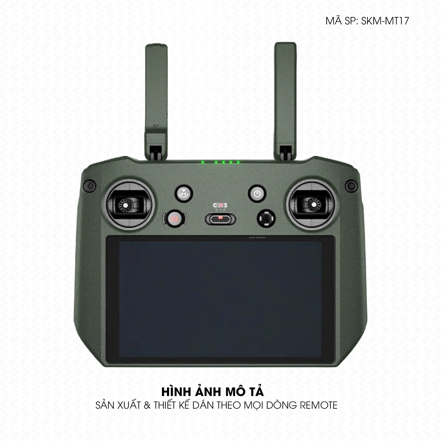Dán Skin Remote (Điều Khiển) Đổi Màu Xanh Rêu | SKM-MT17