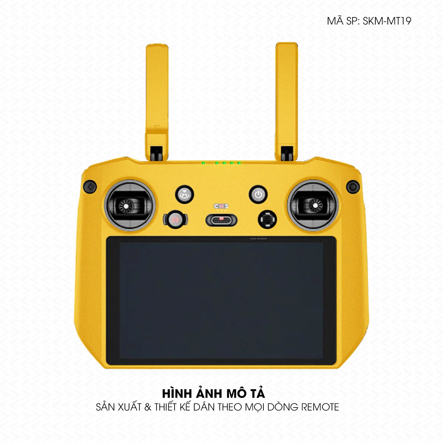 Dán Skin Remote (Điều Khiển) Đổi Màu Vàng | SKM-MT19