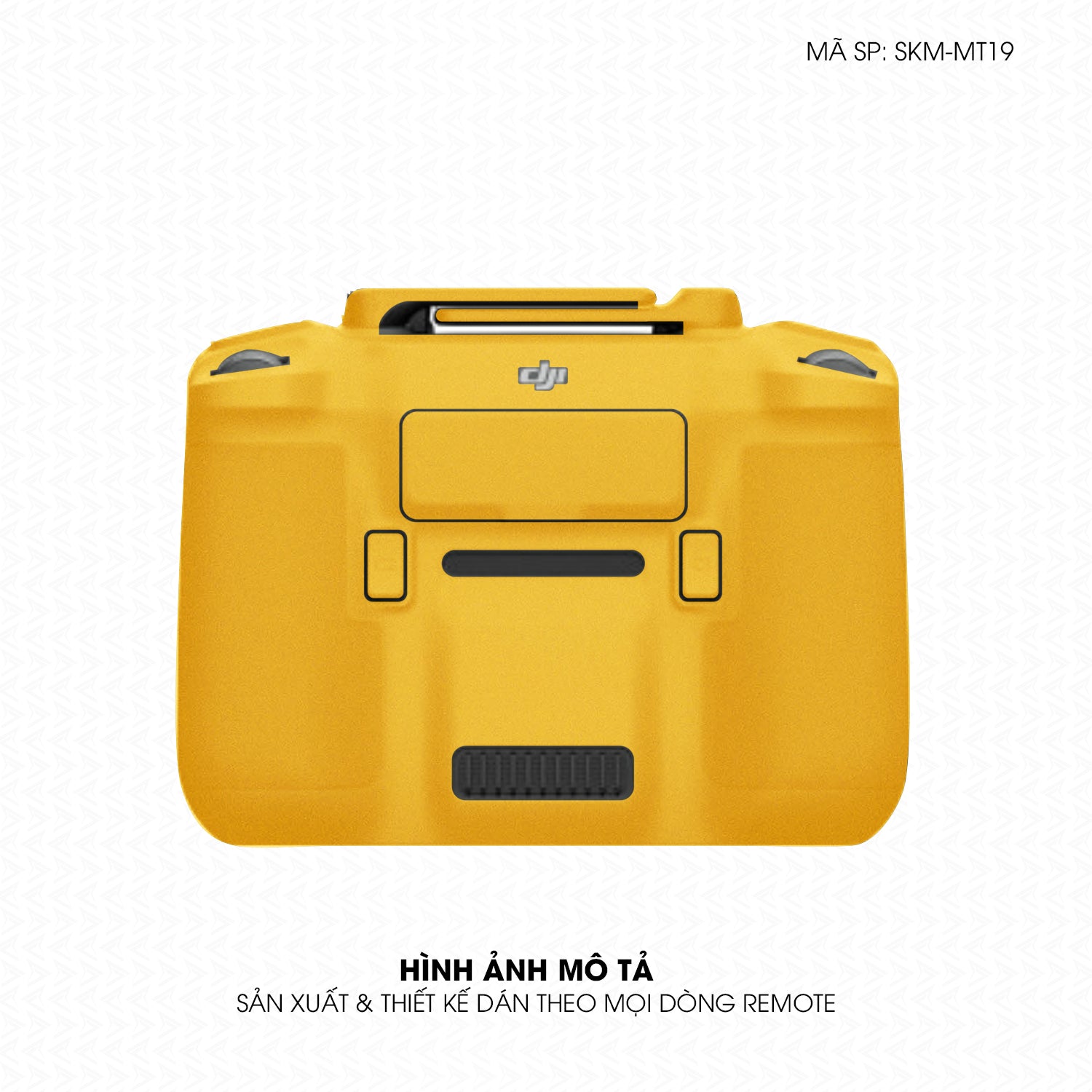 Dán Skin Remote (Điều Khiển) Đổi Màu Vàng | SKM-MT19