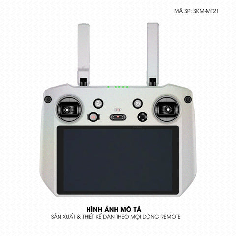 Dán Skin Remote (Điều Khiển) Đổi Màu Bạc Chuyển Sắc | SKM-MT21