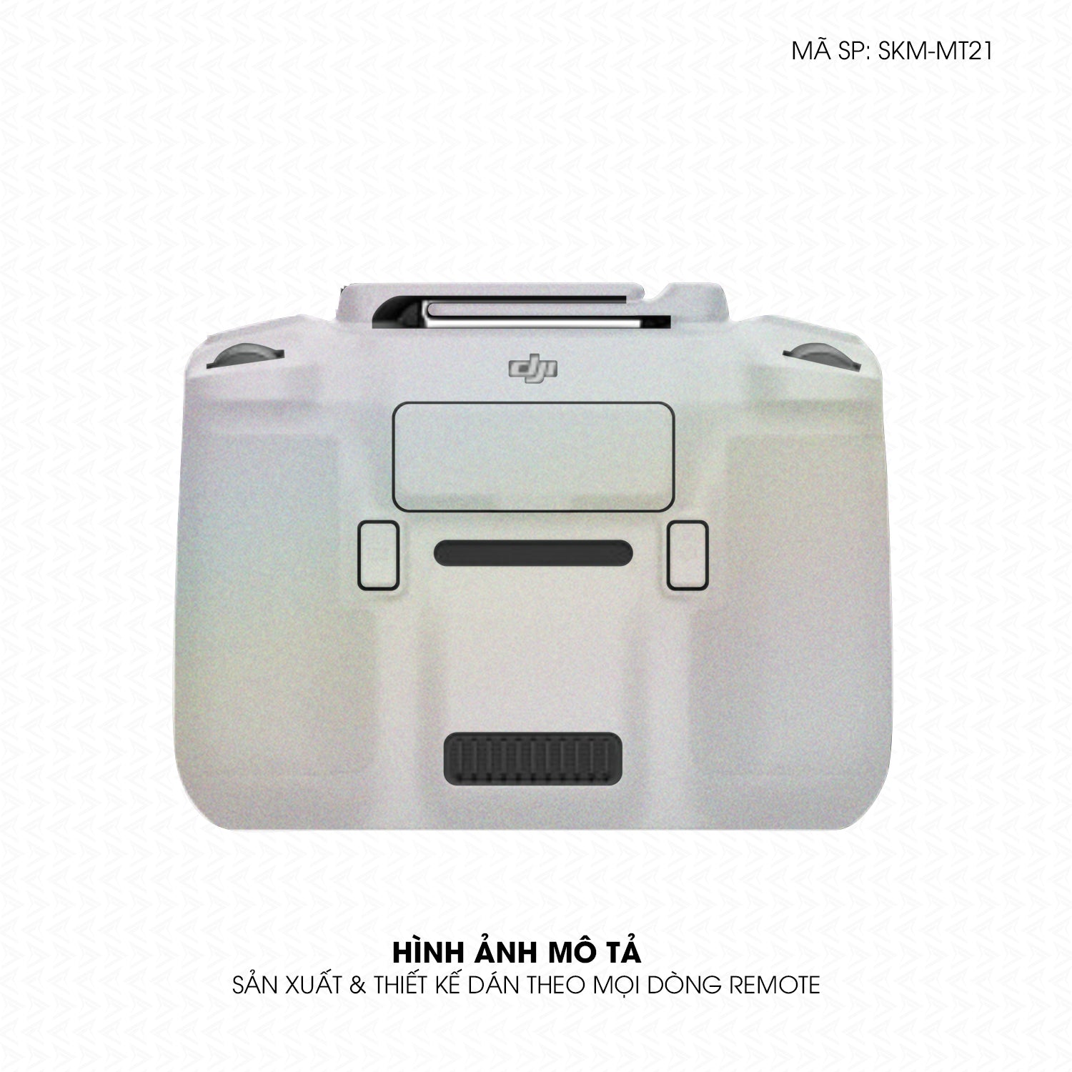 Dán Skin Remote (Điều Khiển) Đổi Màu Bạc Chuyển Sắc | SKM-MT21