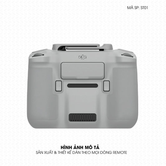 Dán Skin Remote (Điều Khiển) Đổi Màu Xám Bạc | ST01