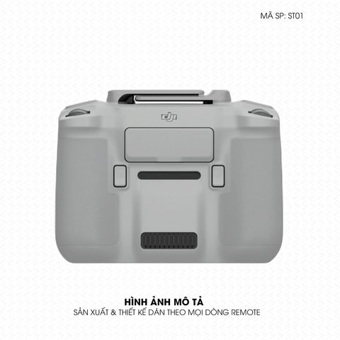 Dán Skin Remote (Điều Khiển) Đổi Màu Xám Bạc | ST01