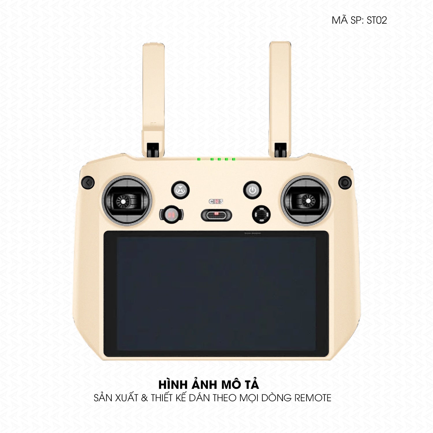 Dán Skin Remote (Điều Khiển) Đổi Màu Khakhi Milan | ST02