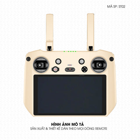 Dán Skin Remote (Điều Khiển) Đổi Màu Khakhi Milan | ST02