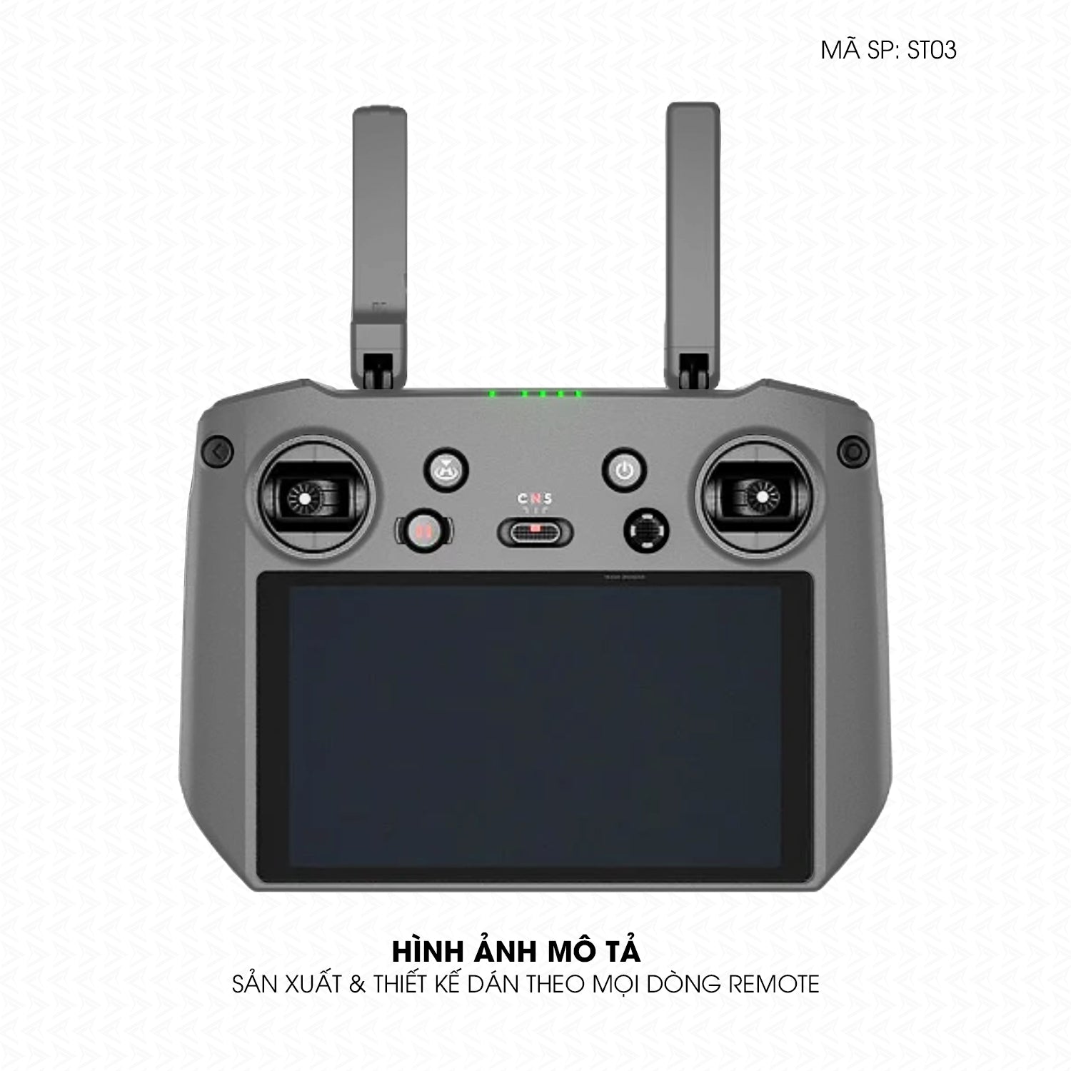 Dán Skin Remote (Điều Khiển) Đổi Màu Xám | ST03