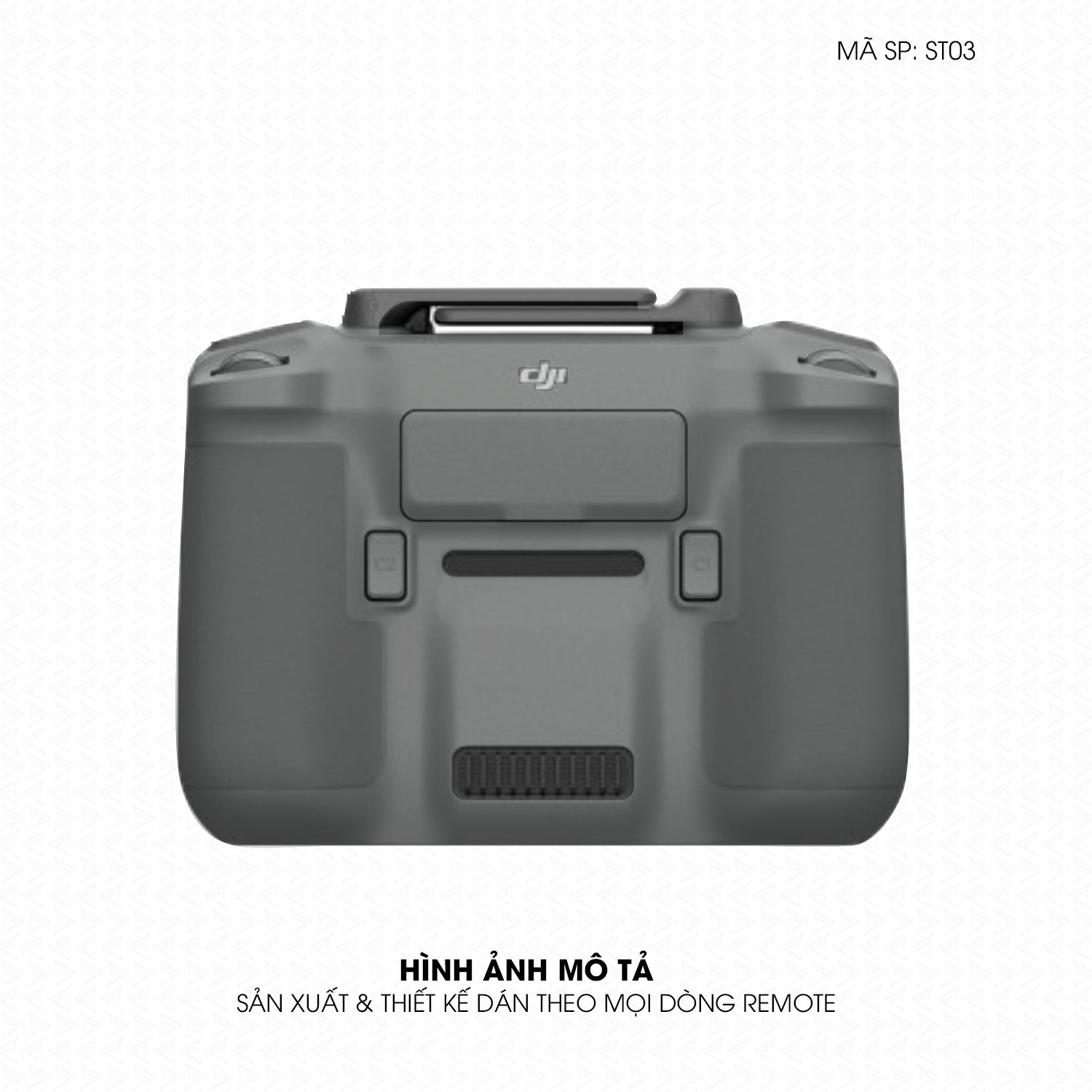 Dán Skin Remote (Điều Khiển) Đổi Màu Xám | ST03