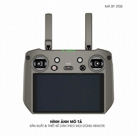 Dán Skin Remote (Điều Khiển) Đổi Màu Titan Xám | ST05