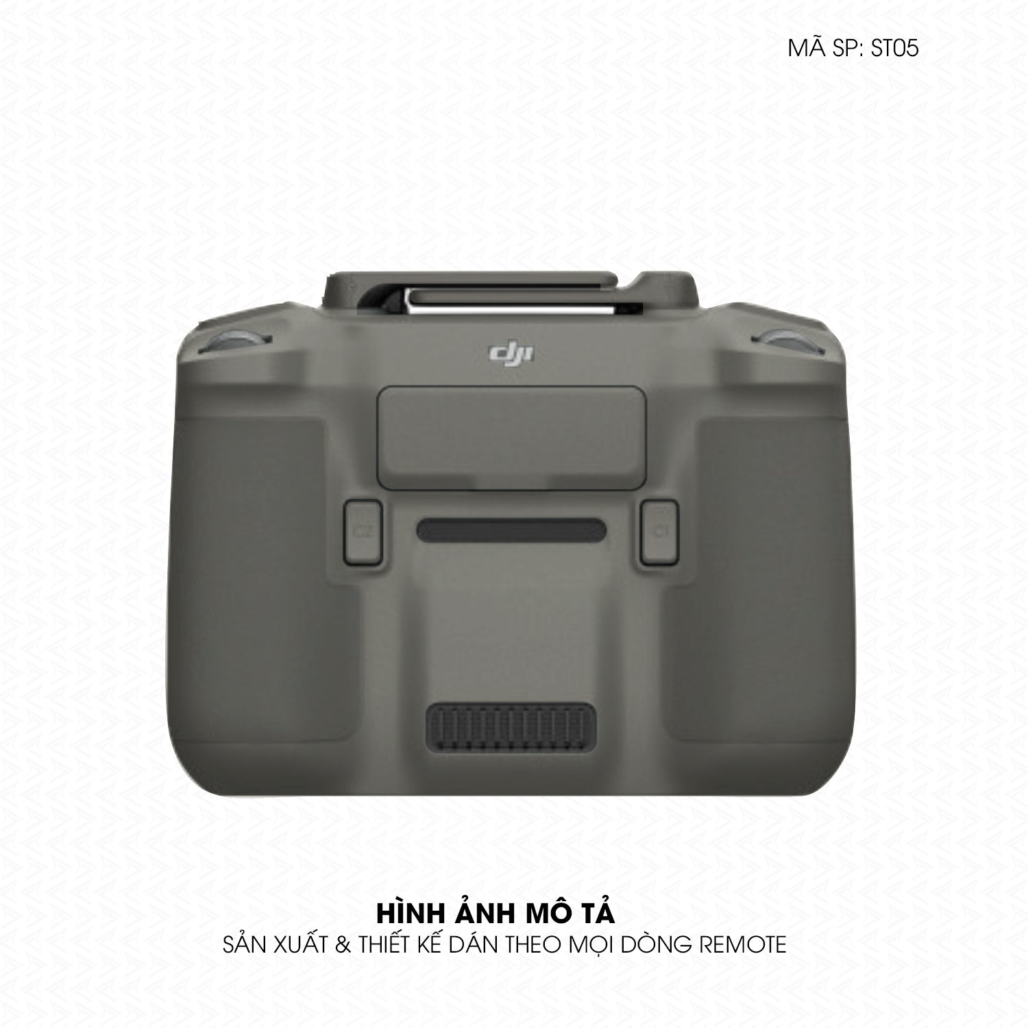 Dán Skin Remote (Điều Khiển) Đổi Màu Titan Xám | ST05