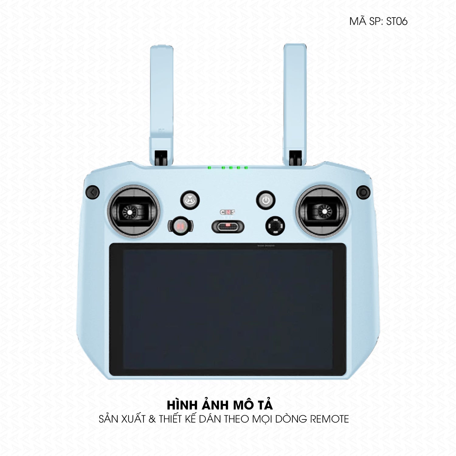 Dán Skin Remote (Điều Khiển) Đổi Màu Xanh Baby | ST06