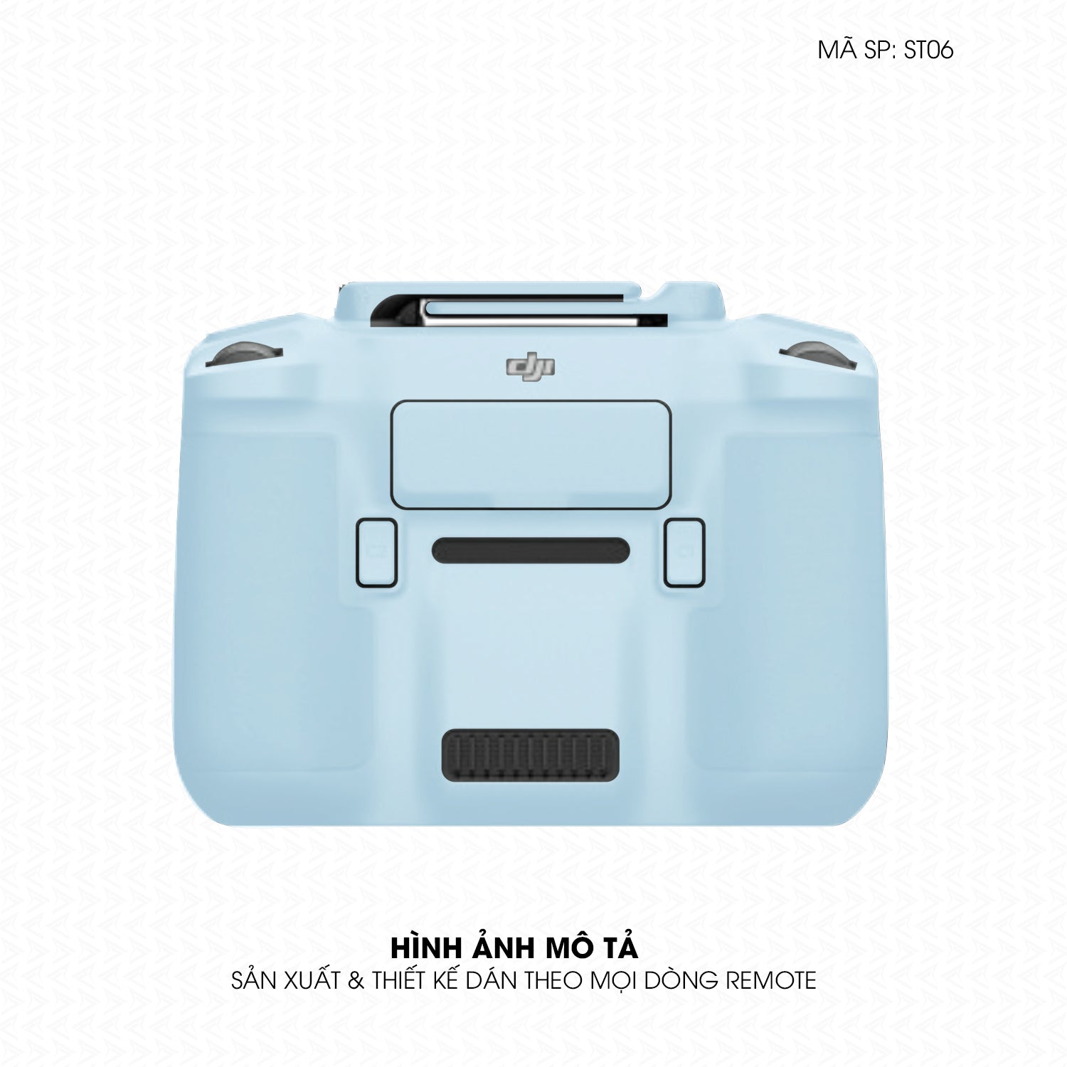 Dán Skin Remote (Điều Khiển) Đổi Màu Xanh Baby | ST06