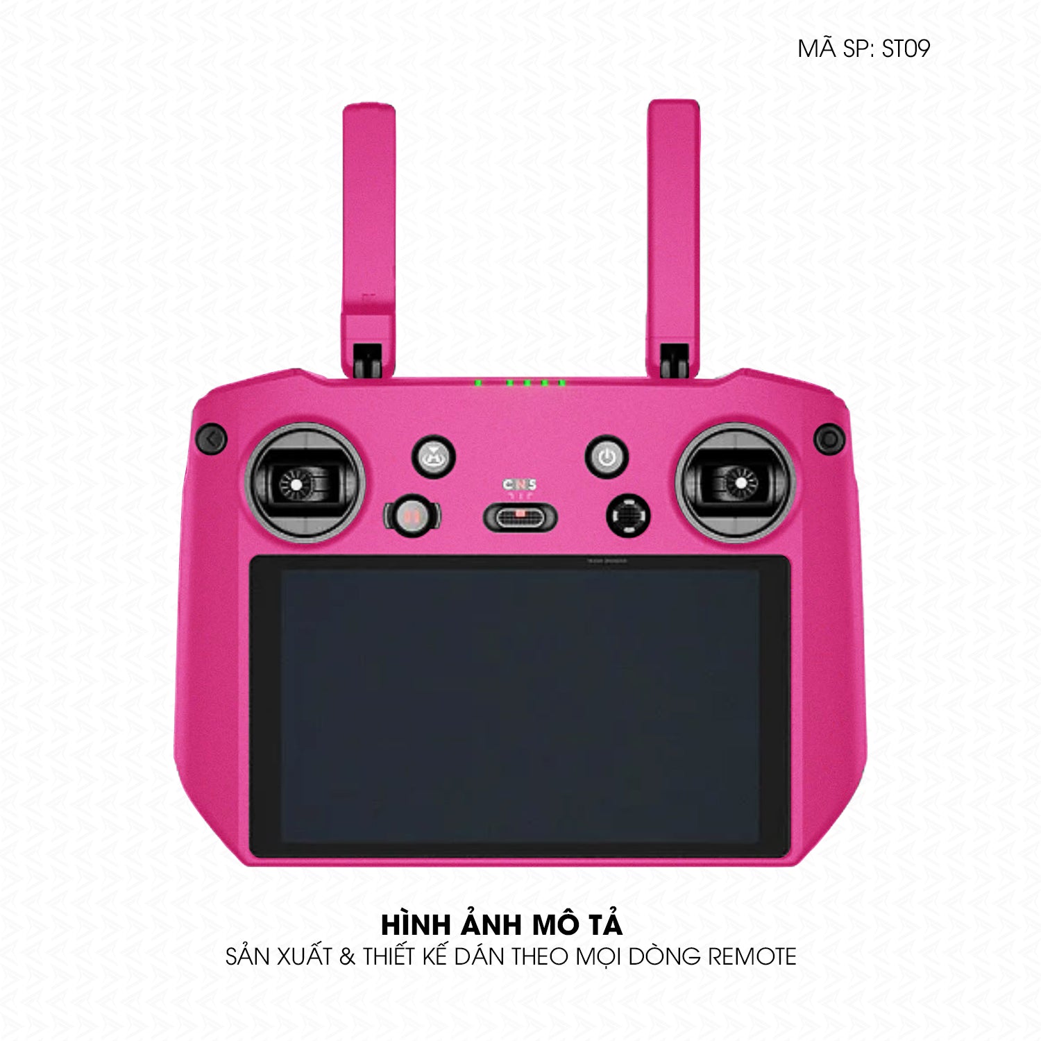 Dán Skin Remote (Điều Khiển) Đổi Màu Hồng Đậm | ST09