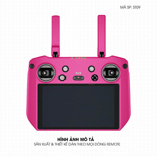 Dán Skin Remote (Điều Khiển) Đổi Màu Hồng Đậm | ST09