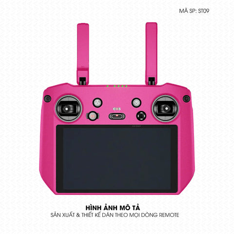 Dán Skin Remote (Điều Khiển) Đổi Màu Hồng Đậm | ST09