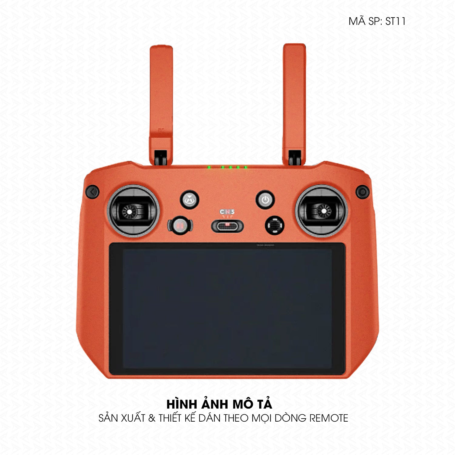 Dán Skin Remote (Điều Khiển) Đổi Màu Cam Gạch | ST11