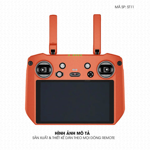 Dán Skin Remote (Điều Khiển) Đổi Màu Cam Gạch | ST11