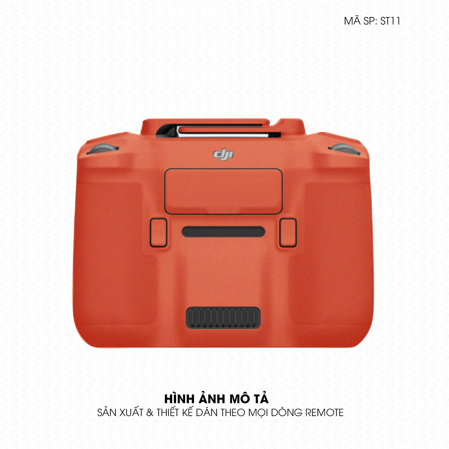 Dán Skin Remote (Điều Khiển) Đổi Màu Cam Gạch | ST11