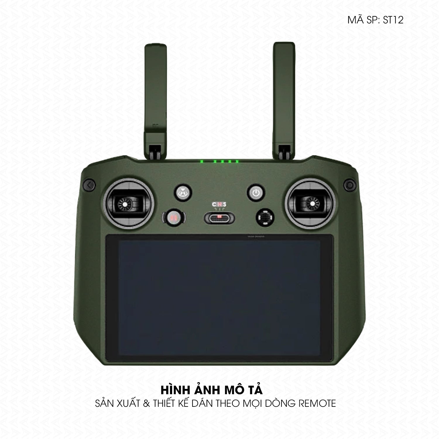 Dán Skin Remote (Điều Khiển) Đổi Màu Xanh Quân Đội | ST12