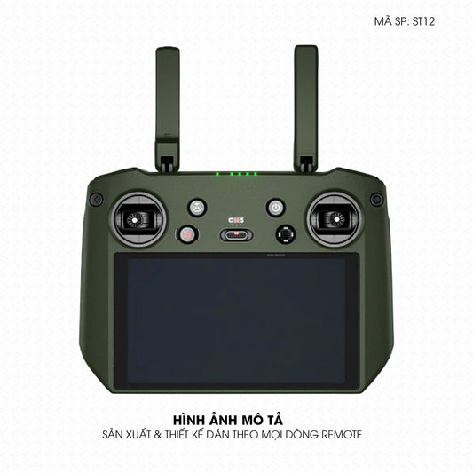 Dán Skin Remote (Điều Khiển) Đổi Màu Xanh Quân Đội | ST12