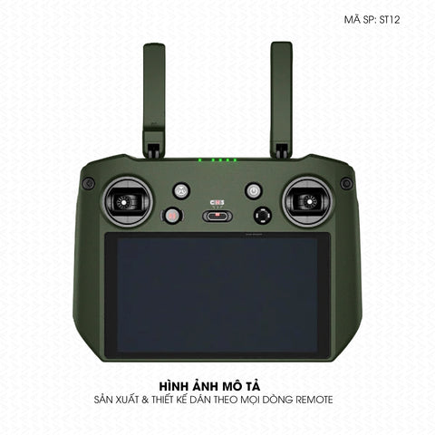 Dán Skin Remote (Điều Khiển) Đổi Màu Xanh Quân Đội | ST12